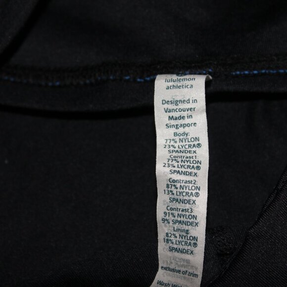Black LuluLemon Athletic Pants Size 12 - Picture 3 of 6